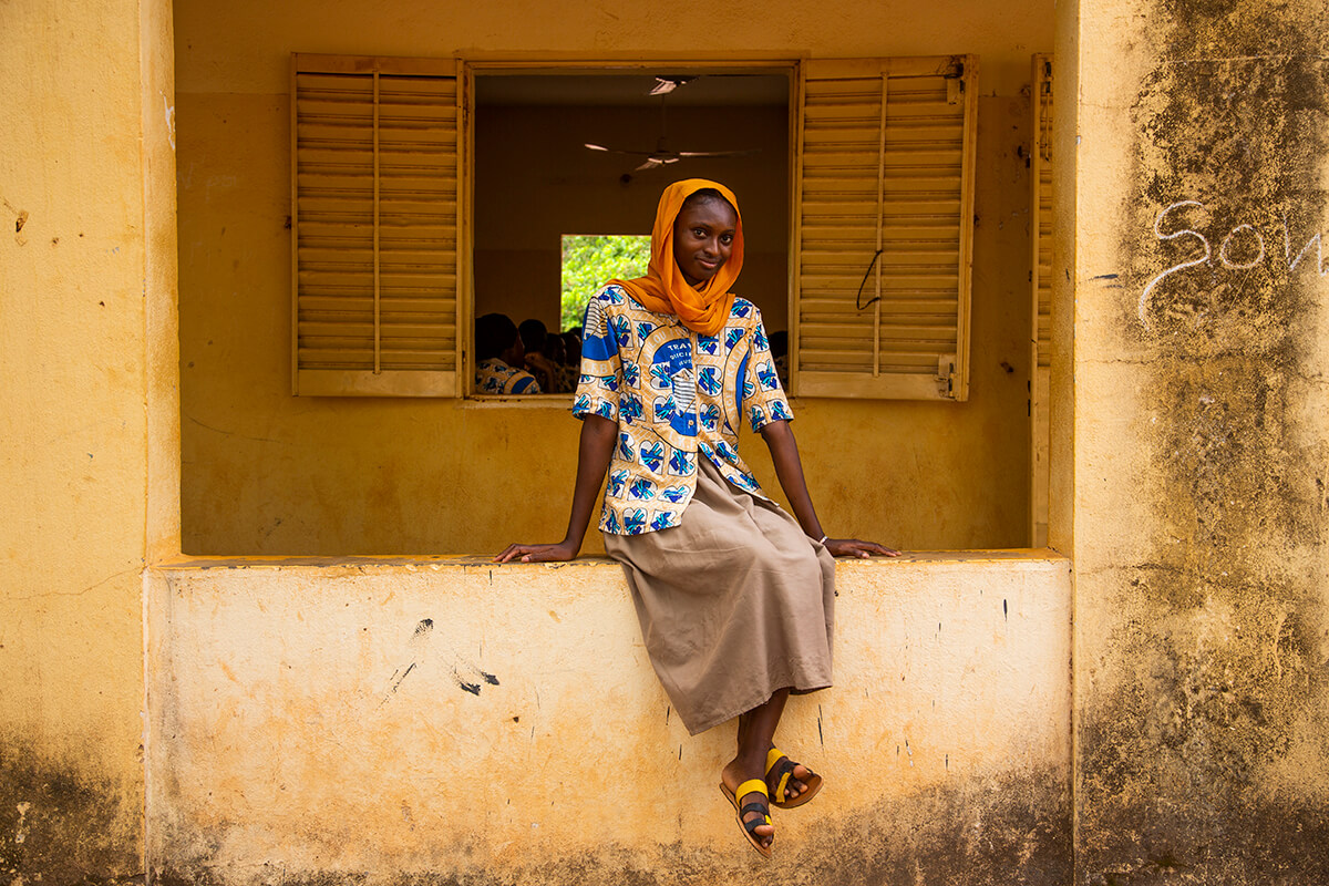 A day at Kalilou Fofana Public High School   