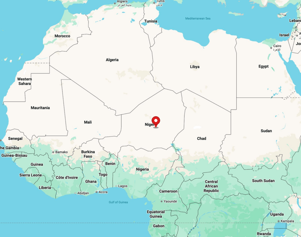 Niger is a French-speaking country in northwest Africa.